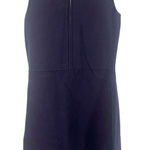 Elizabeth and James  Navy Blue Half Zip Sleeveless Bodycon Mini Dress‎ Small Photo 0