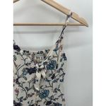 American Eagle  AEO Blue Purple Floral Button Front Mini Dress Women's Size XXS Photo 3