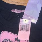 Juicy Couture Pam Gela Crown Short Sleeve T-Shirt Black Women's Small NWT Photo 3