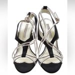 Stella McCartney Satin T Strap Slingback Sandals Heels Photo 9