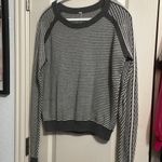 Lululemon Devi Crew Knit Sweater in Heathered Dark & Light Gray Photo 2