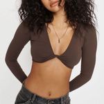 Garage sabrina twisted seamless long sleeve tee Photo 0