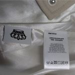 Juicy Couture Women’s Large Beige White Varsity Jacket Pink Logo Preppy Y2K Photo 14