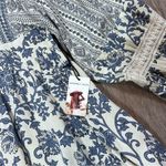 NWT sincerely Jules boho blue balloon long sleeve mini dress Size M Photo 1