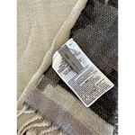 Gap  Cozy Southwest Grey Fringe Large Scarf Photo 2