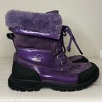 UGG  Adirondack III Patent Leather Winter Waterproof Boots Sparkly Purple Sz 6 Photo 0