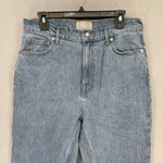 Everlane Jeans Womens 31 Blue Light Wash Original Cheeky Crop High Rise Straight Photo 1