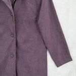 Sag Harbor Dress Purple Notch Business Formal Trench Coat Jacket Blazer 12 Photo 4