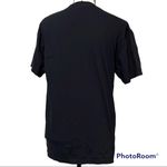 Graphic print medium women's sunflower shirt black short sleeve pre owned Photo 1