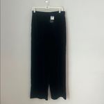 Club Monaco High-Rise Velvet Trousers Size 4 Black Luxe Holiday Party Pants ✔️ Photo 2
