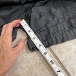 Pact  NWT Denim Chambray Sleeveless Collared Utility Romper Jumpsuit Dark Wash XL Photo 8