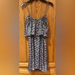 Maude by Anthropologie Floral Print Ruffle Satin Mini Dress Size Small Photo 4