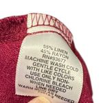 Liz Claiborne  Women Skirt Linen Blend Pencil Suit‎ Lined Pull On Stretch Red XXL Photo 8