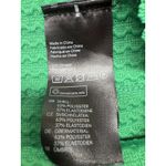 H&M Skirt Womens Small Green Textured Pleated Flare Stretch High Waist Modern Photo 2