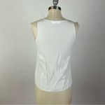 Everlane  Silk Sleeveless Tank Top in Off White Photo 8
