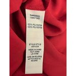 Max Studio Women's Medium Dress Long Sleeve Red Tie Back Holiday Christmas Photo 5