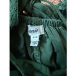 Aerie Crochet Lace Babydoll Tiered Mini Dress Green Strappy Back M Photo 6