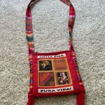 Vibrant Costa Rica Crossbody Bag boho tribal messenger 7”x7” Photo 1