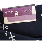 Old Navy Anchor Navy The Diva Ankle Trouser Pants Size 8 Navy White NWT Photo 1