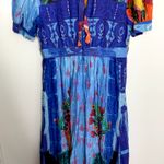 Carolina Constas Greta Midi Dress Frutas Womens Blue Large Photo 12