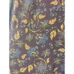 Peruvian Connection Sz XL Leaves Autumn Fall Maxi Flowy Boho Dress Pockets Photo 1