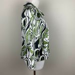 Vertigo Paris Vertigo Paris Cropped Jacket L Multicolor Button Up 3/4 Sleeve Lightweight Photo 3