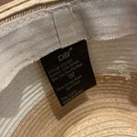 Straw black and ivory fedora one size Photo 3