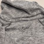 Kuhl  Lea Funnel Cowl Neck Pullover Sweatshirt Sz M Gray Kangaroo Pocket Photo 5