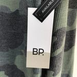 BP New  Camo Print Thermal Knit Long Sleeve Tee Cozy Crewneck Green Photo 10