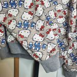  x Opening Ceremony Hello Kitty Print Long Sleeve Gray Sweater Small Photo 3