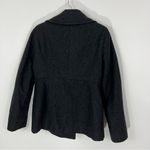 Michael Kors  Charcoal Double Breasted Wool Blend Pea Coat Size Small Photo 4