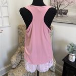 Sweet Pink and White Pajama Set with Bear Graphics Size L Photo 2