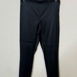 Theory  Skinny Legging NP Clic Satin Leggings Black Womens Size 6 Photo 1