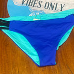l*space L* Aqua and Royal Blue Bikini Bottoms Photo 0