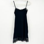 Commando Womens Y2K Whimsigoth Lace Trim Cami Slip Dress Nightie Size M/L Black Photo 6