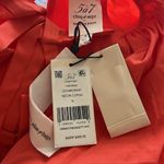 Cinq à Sept Lynn Tiered Puff Sleeve Dress, Neon Coral Size 6 New w/Tag $365 Photo 8