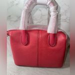 Michael Kors  Hyde Pebbled Leather Satchel Crossbody Bag Light Bryant Soft Pink Photo 5