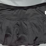 Pleated Mini Skirt Black Size M Photo 0