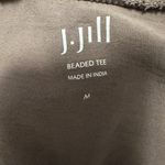 J.Jill Beased Tee Medium Taupe Brown Photo 3