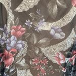 Victoria's Secret Vintage 90s Victoria’s Secret Sheer Floral Kimono Robe One Size Lace Print Photo 8