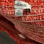 Madewell Lucie Smocked Floral Peplum Top Size 14 Photo 7