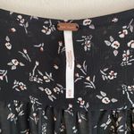 Free People  Printed Lolita Top In Black Combo Photo 4