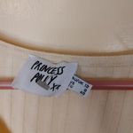 Princess Polly  Light Cream Size 8 Deep V Cut Wrap Long Sleeve Crop Top Fesival Photo 4