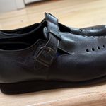 P. W. Minor Womens Orthotic Shoes SZ 9 T Strap Leather Extra Depth Comfort NWOB Black Photo 2