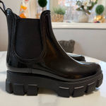 DV by Dolce Vita Glossy Black Chunky Boots Size 8 Photo 0