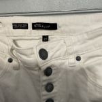 sts blue Brie High Rise Crop Skinny Jeans White Button Fly Size 27 Photo 2