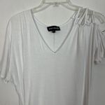 Inner Beauty White Ruched Sides Top Size M Size M Photo 2