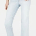 Hudson Jeans Hudson Wake-up straight leg light wash cropped jeans 28 Photo 0