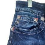 Miss Me Jeans Mid Rise Easy Crop Rhinestone embellished Women’s Sz 30 Dark Wash Photo 5