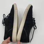 Antonio Melani Black Floral Embroidery Leather Shoes Photo 5